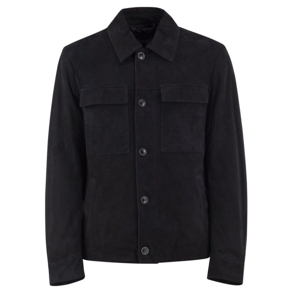 Herno Men Goatskin Suede Jacket